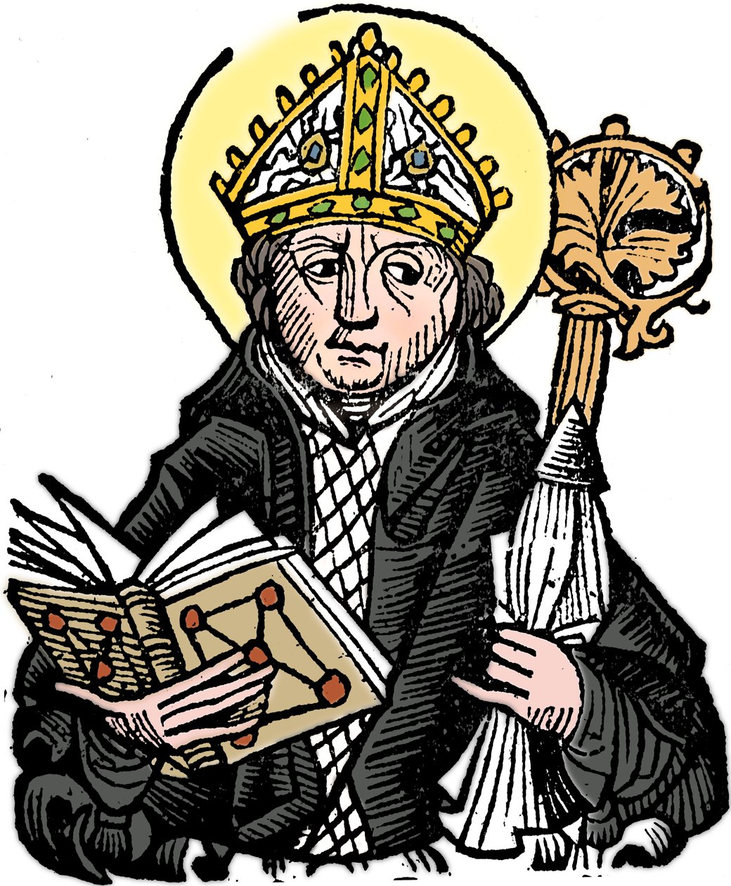 Thomas a Becket 1118-1170, angol egyházi ember, szent és mártír, 1493 alkotó: Unbekannt