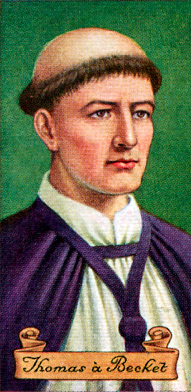 Thomas a Becket, egy sor cigarettakártya-sorozatból, 1935 alkotó: Unbekannt