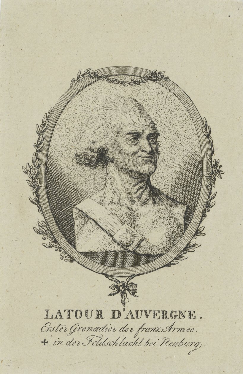 Théophile Corret de La Tour dAuvergne 1743-1800, c. 1800. alkotó: Unbekannt