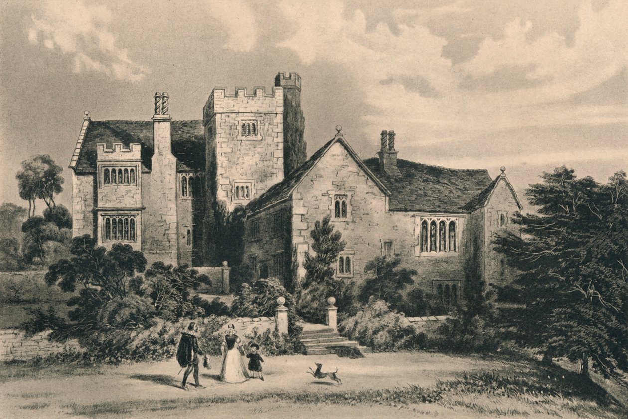 Throwley Hall, Staffordshire, 1915 alkotó: Unbekannt
