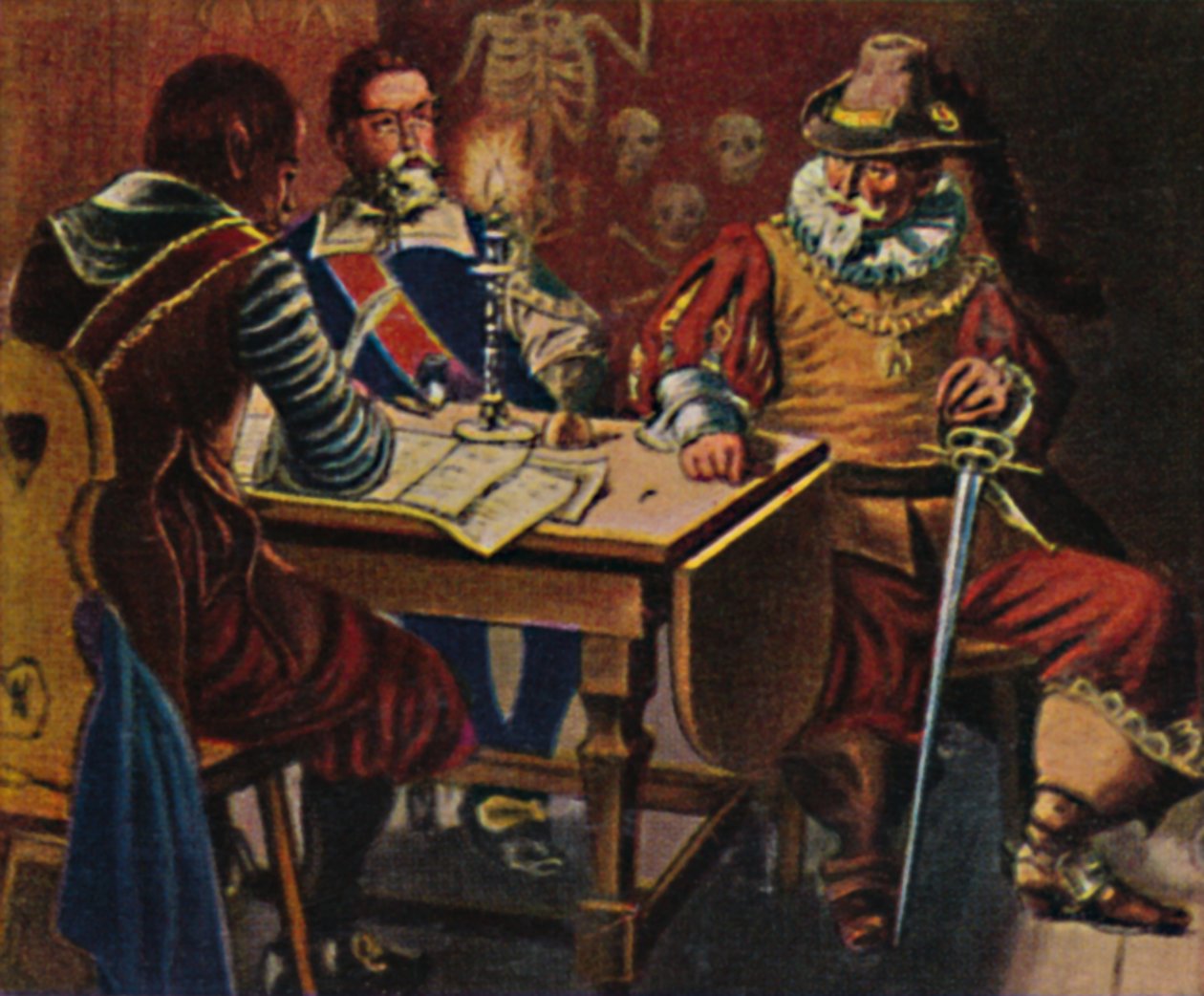 Tilly 1559-1632. - Metszet A. van Dyck festménye után, 1934. alkotó: Unbekannt