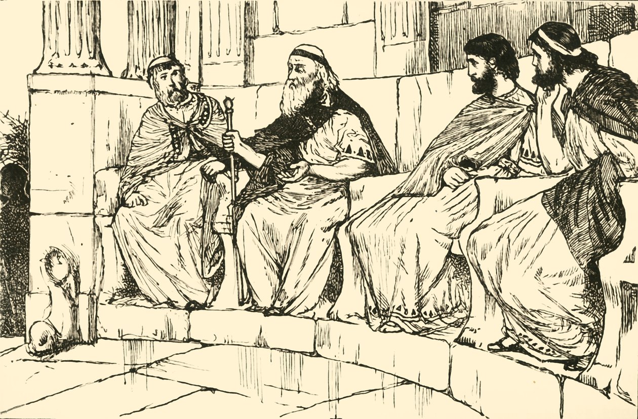 Timelon a Syracusan Assembly-ben, 1890. alkotó: Unbekannt