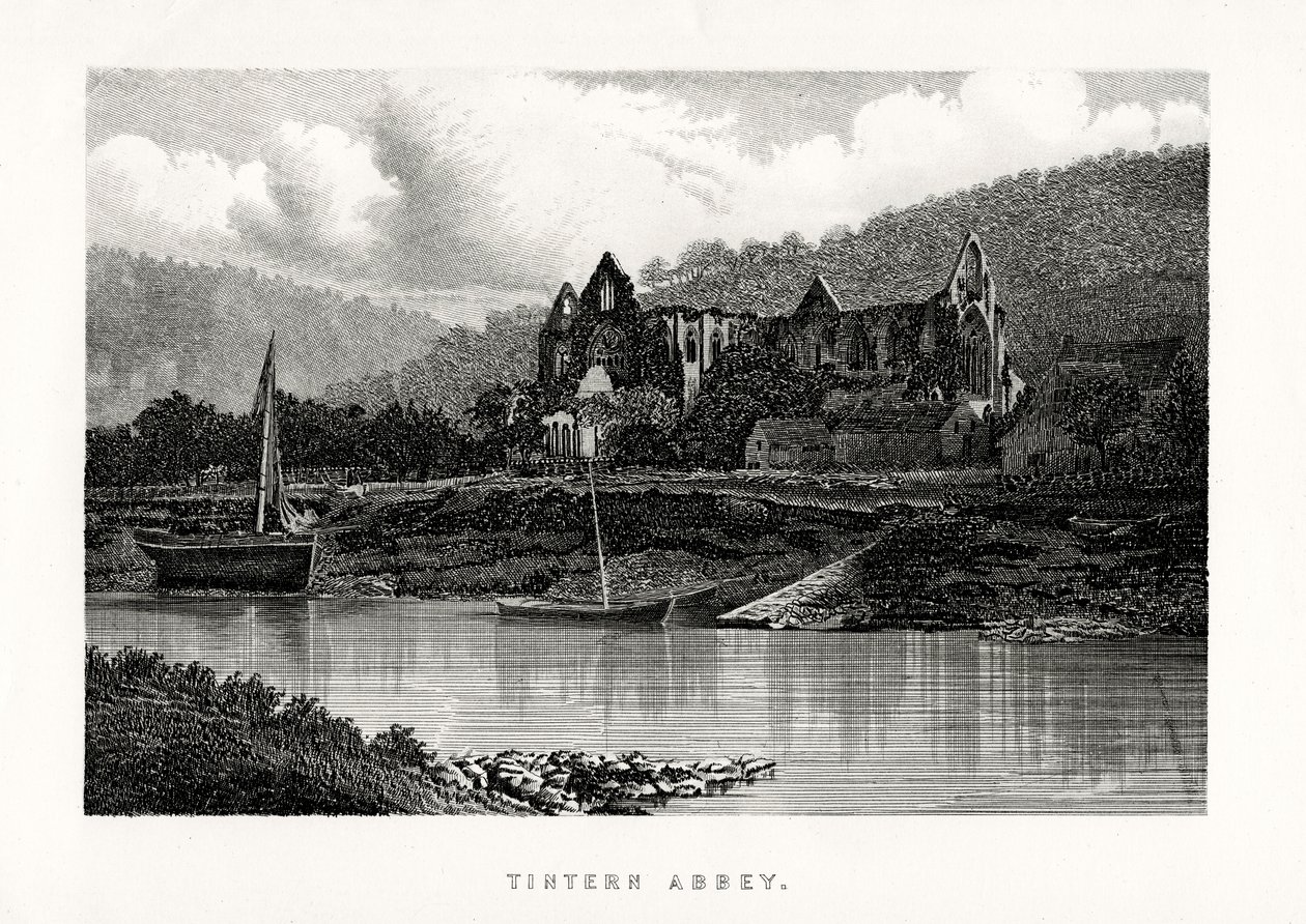 Tintern Abbey, Monmouthshire, Anglia, 1896 alkotó: Unbekannt