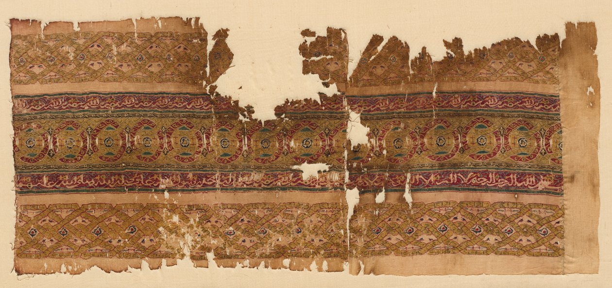 Tiraz gilosszalagokkal, 1100-as évek. alkotó: Unbekannt