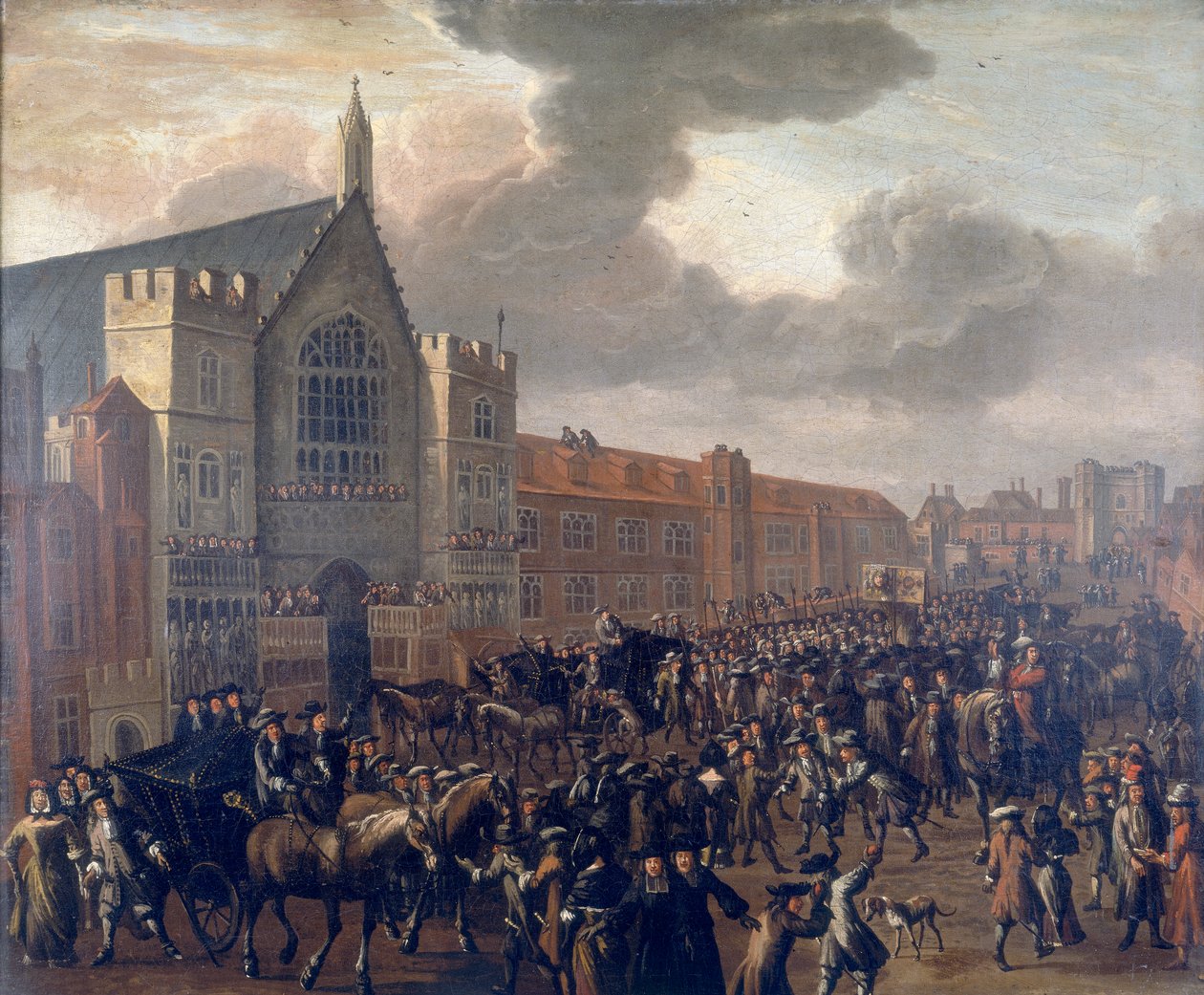 „Titus Oates a pilótákban”, 1687 alkotó: Unbekannt