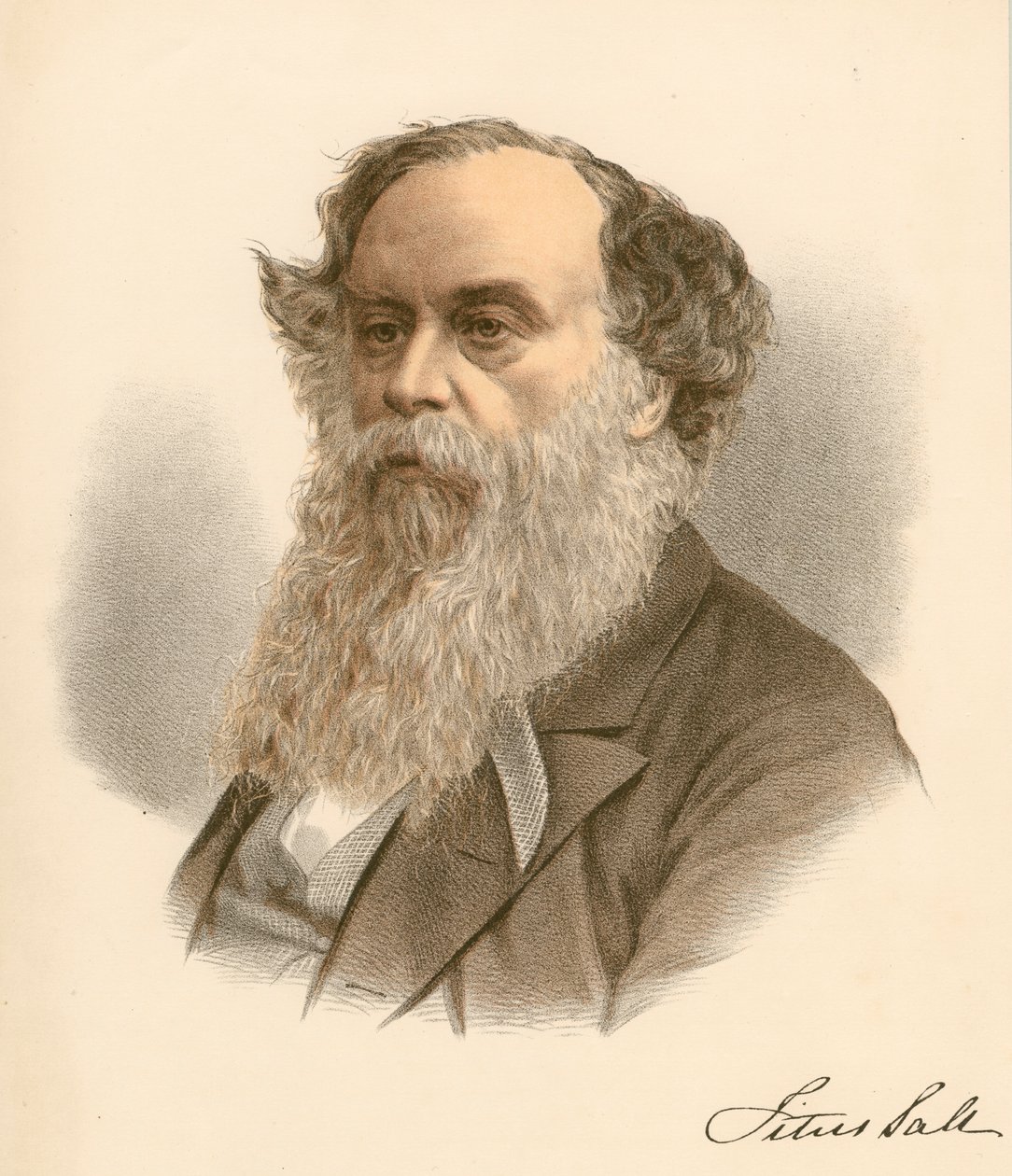 Titus Salt, brit gyapjúfűző és iparos, 1880 alkotó: Unbekannt