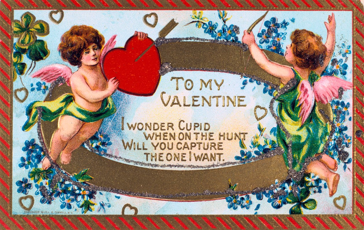 To My Valentine, American Valentine kártya, c1908 alkotó: Unbekannt