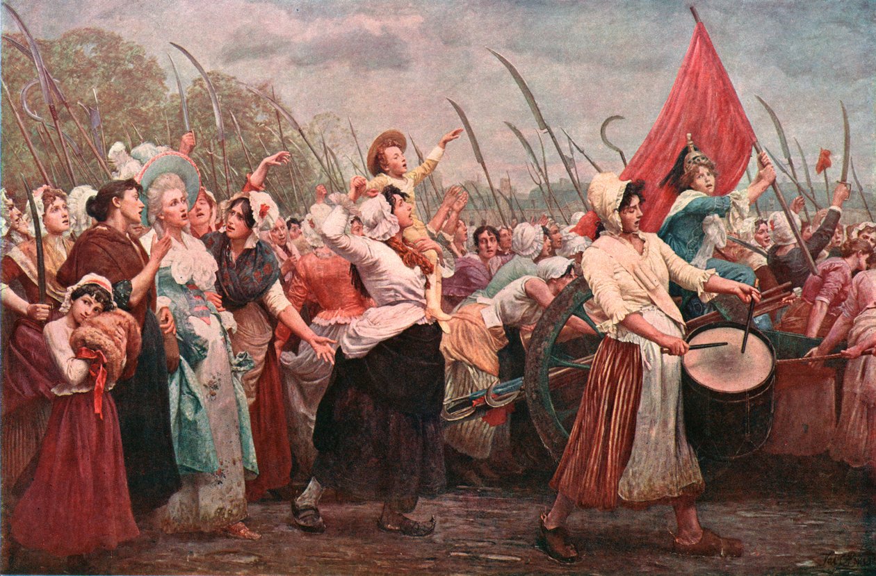 Versailles-hoz, incidens a francia forradalomban, c1894, c1902. alkotó: Unbekannt
