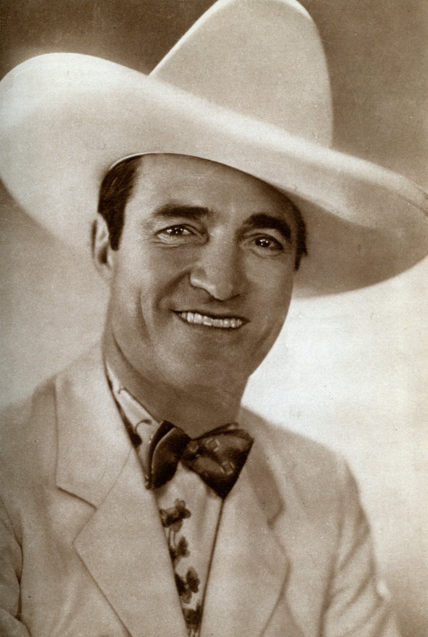 Tom Mix amerikai filmszínész, 1933 alkotó: Unbekannt