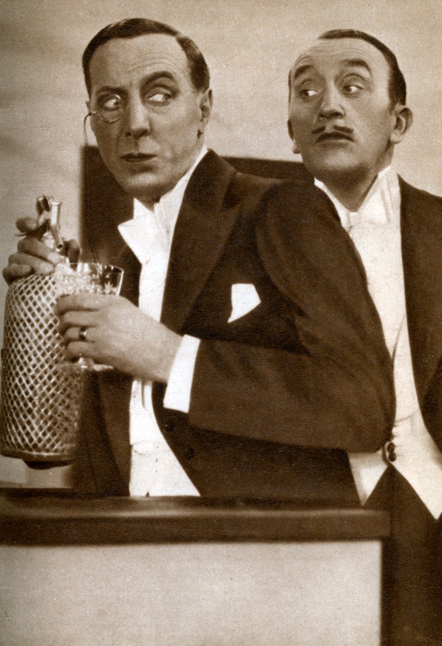 Tom Walls és Ralph Lynn, angol színészek, 1933 alkotó: Unbekannt