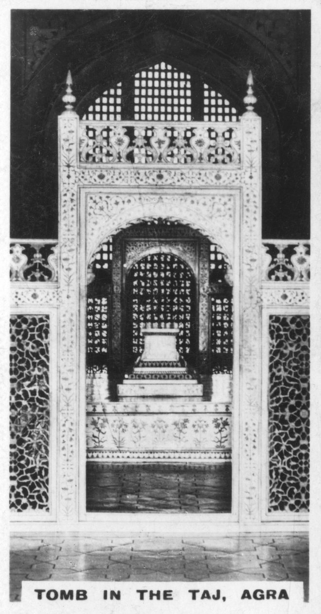 Sírja a Tajban, Agra, Uttar Pradesh, India, 1925. alkotó: Unbekannt