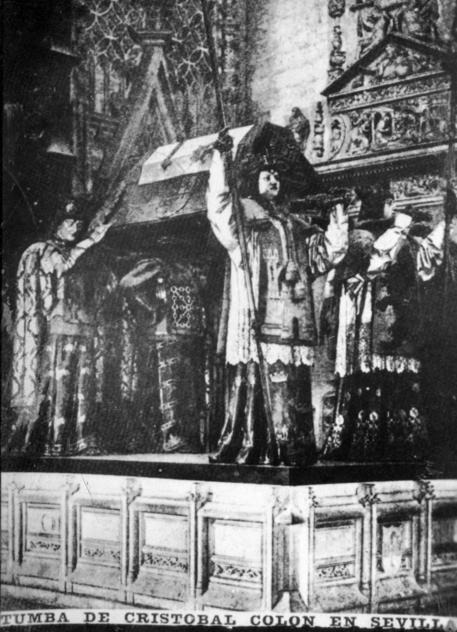 Kolumbusz Kristóf sírja, 19. század, 1920-as évek alkotó: Unbekannt