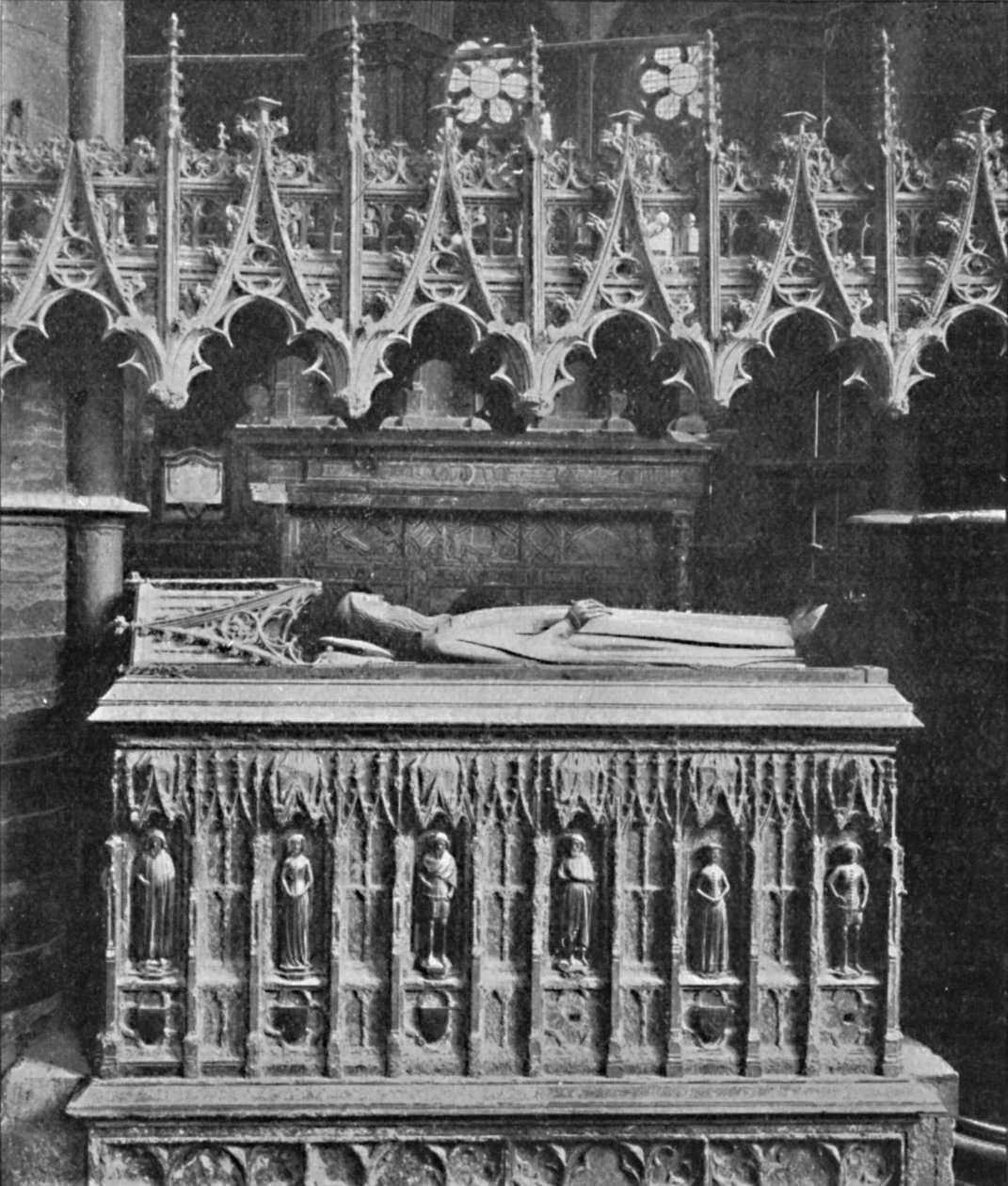 III. Edward sírja, Westminster Abbey, 1903 alkotó: Unbekannt