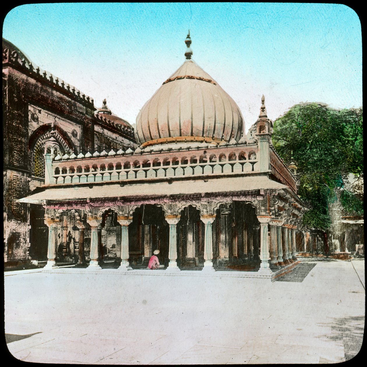 Nizamuddin Auliya sírja, Delhi, India, 19. század vége vagy 20. század eleje alkotó: Unbekannt