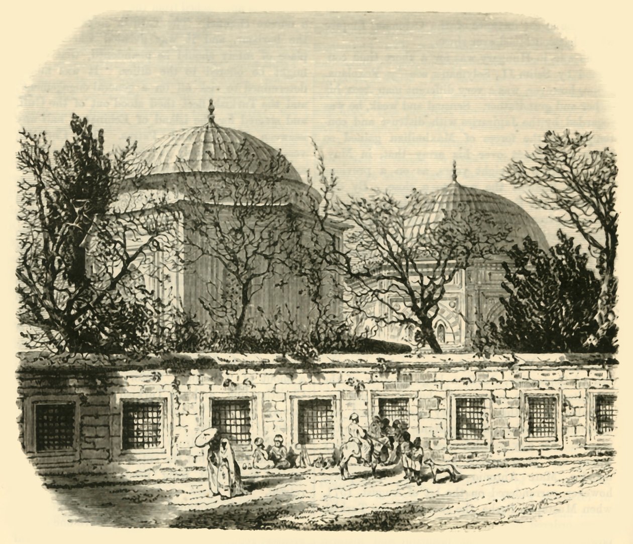 Pompás Solyman és Roxolana sírja, Konstantinápoly, 1890. alkotó: Unbekannt