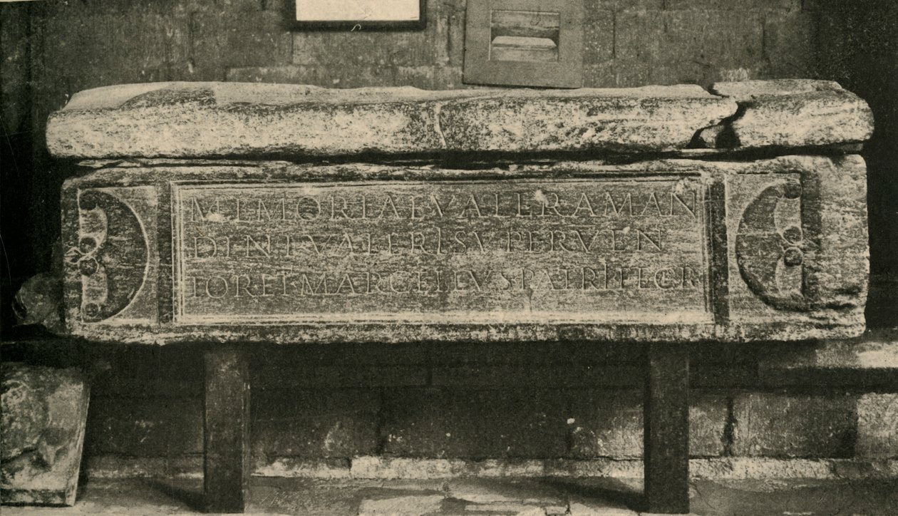 Valerius Amandinus római tábornok sírja, 1908 alkotó: Unbekannt