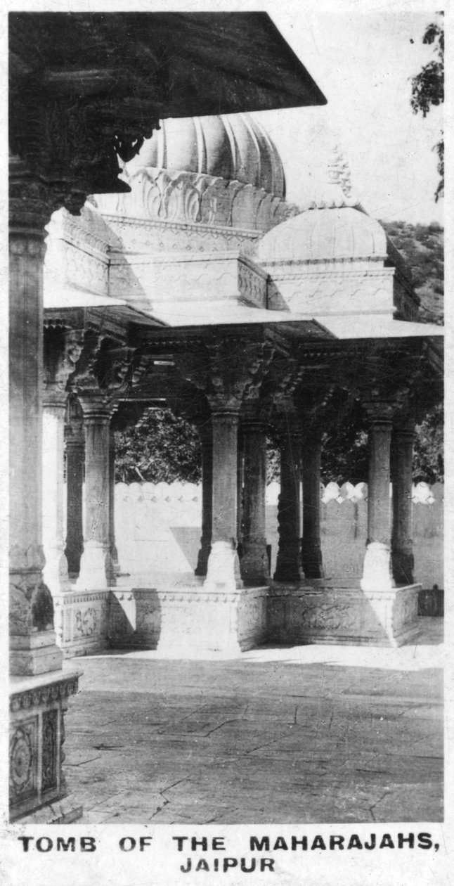 A maharadzsák sírja, Jaipur, Rajasthan, India, 1925 alkotó: Unbekannt