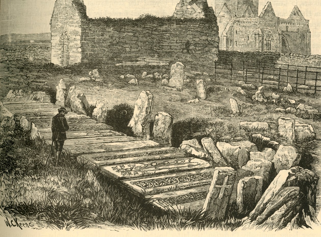 Királysírok, St. Orans-kápolna és Iona-székesegyház, 1898. alkotó: Unbekannt