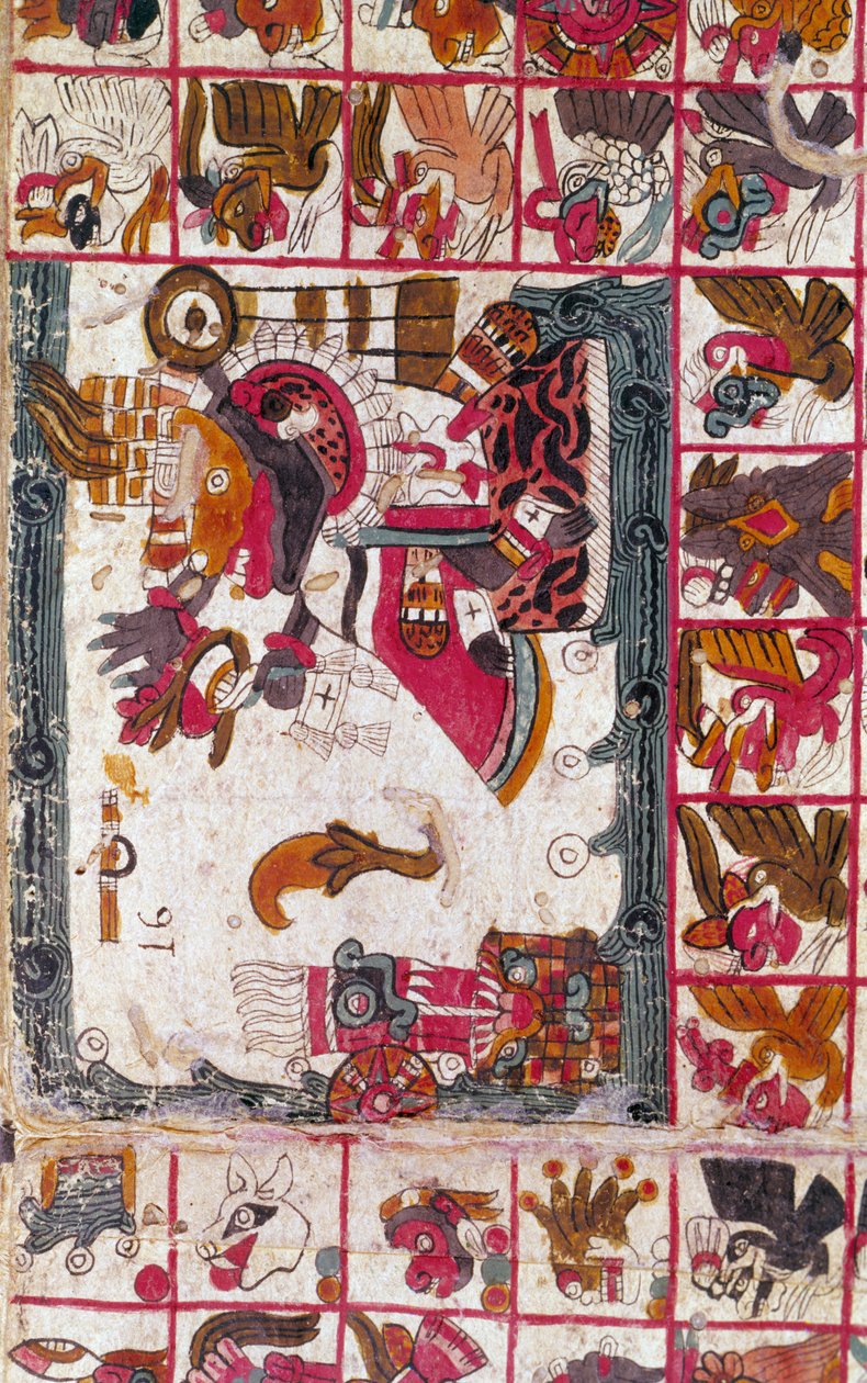 Tonalamatl Aubin, Folio 16, 15. század alkotó: Unbekannt