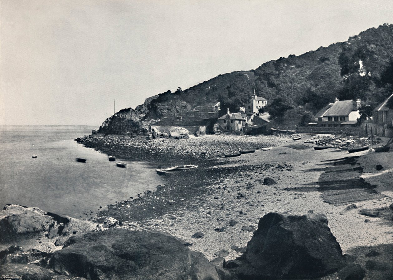 Torquay – The Beach, Babbacombe, 1895 alkotó: Unbekannt