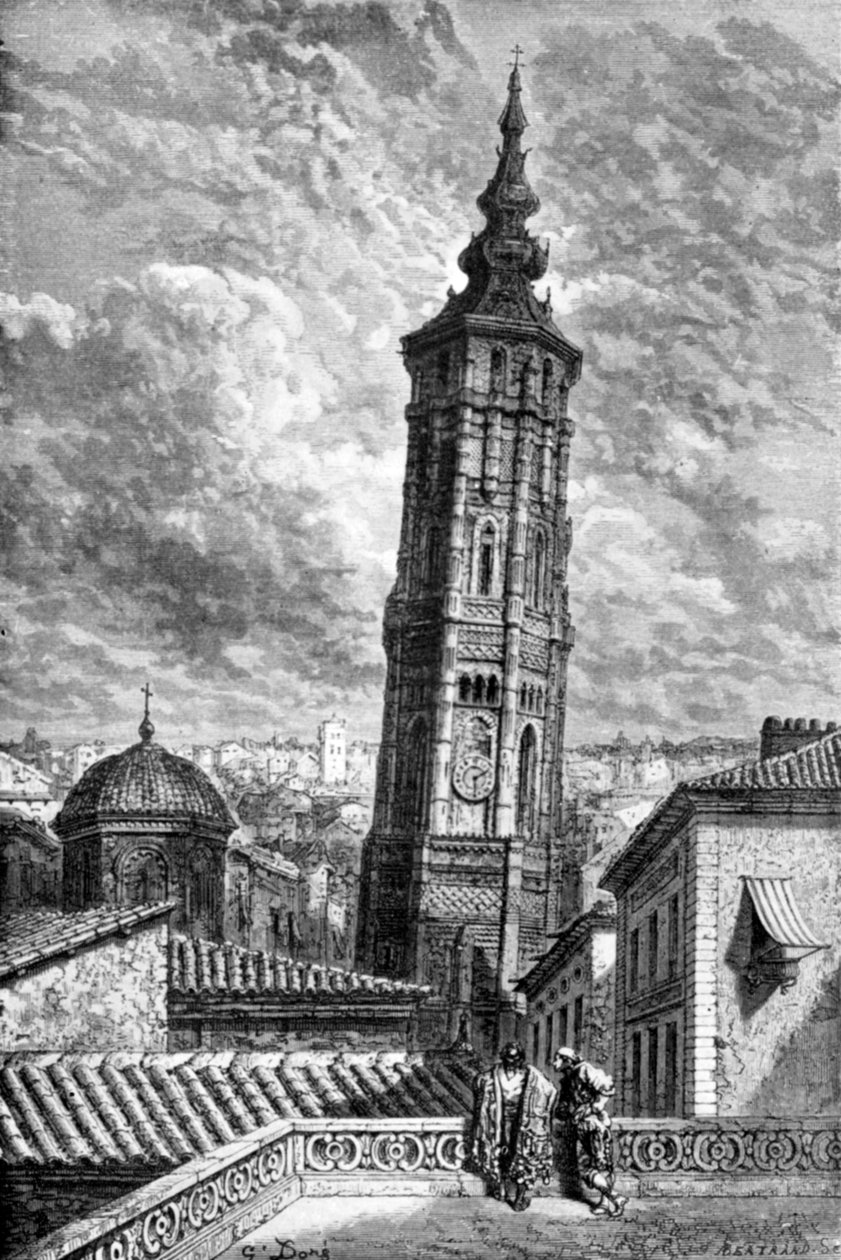 Új torony, Zaragoza, Spanyolország, 1929 alkotó: Unbekannt