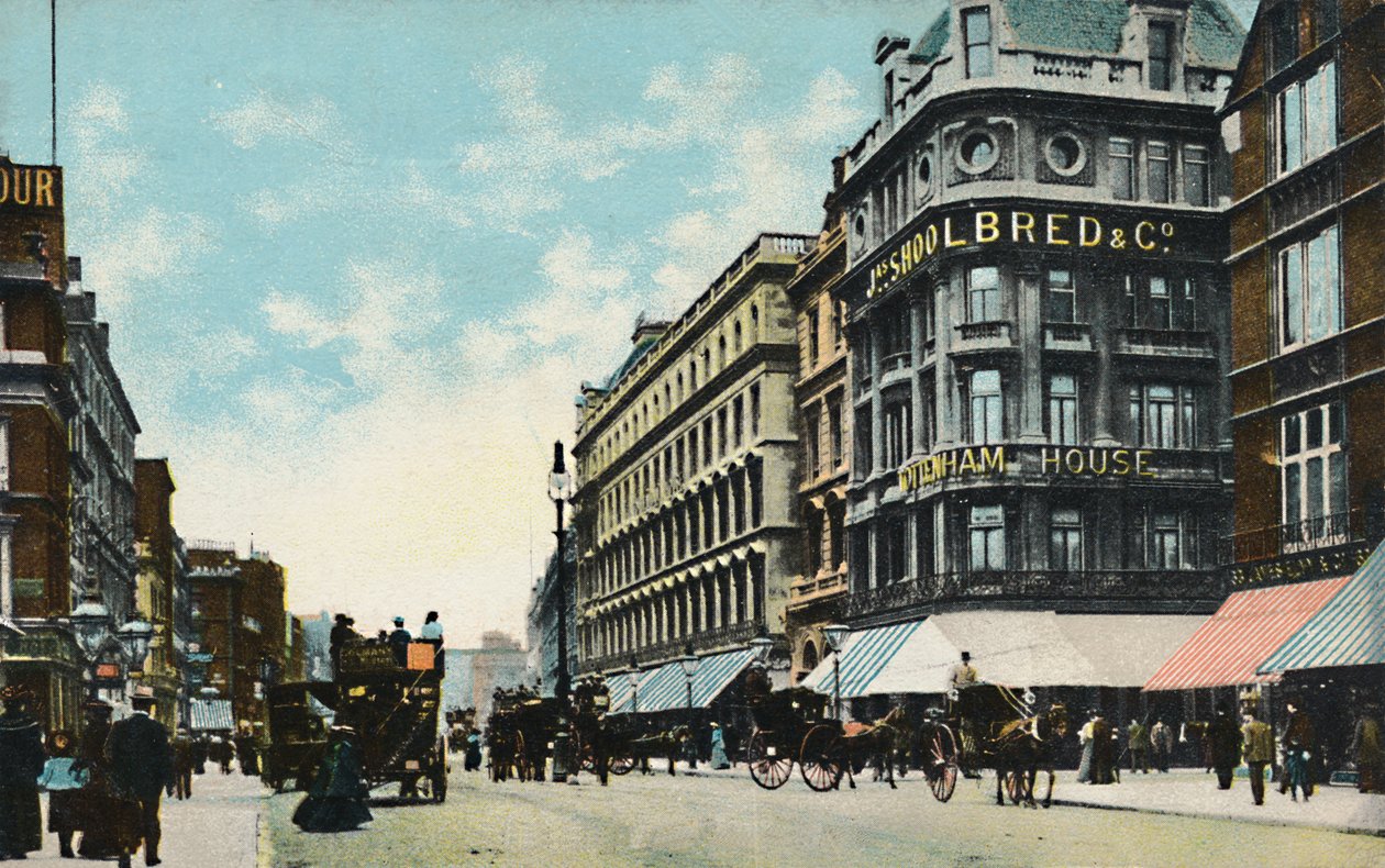 Tottenham Court Road, London, 1906. alkotó: Unbekannt