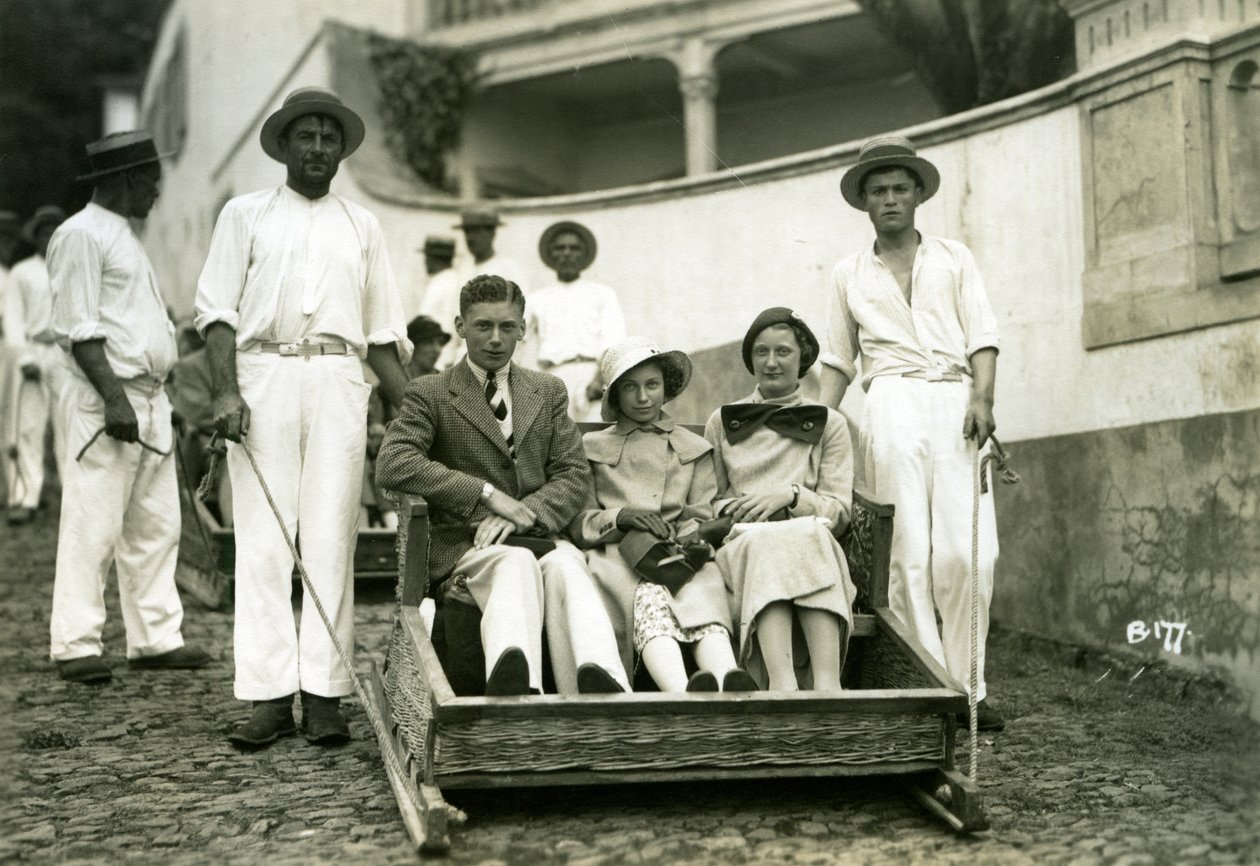 Turisták, Madeira, 1920-c1940-es évek alkotó: Unbekannt