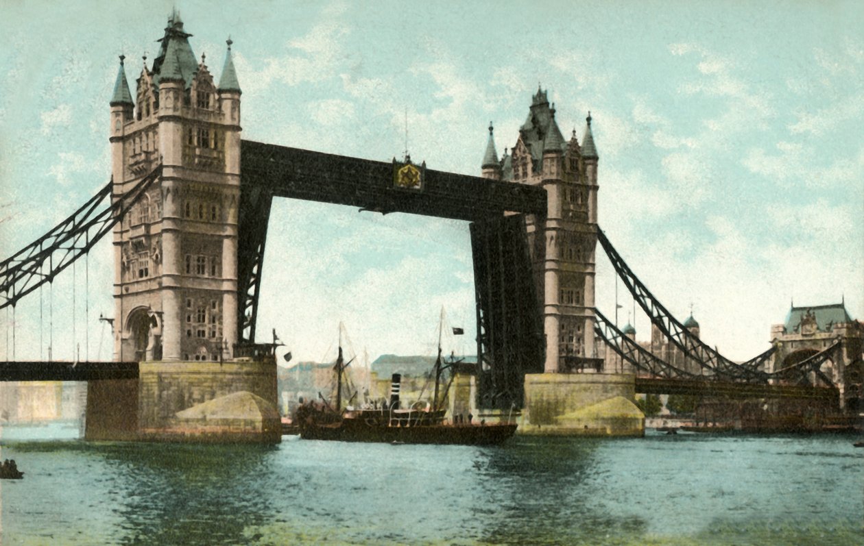 Tower Bridge, London, 1906. alkotó: Unbekannt