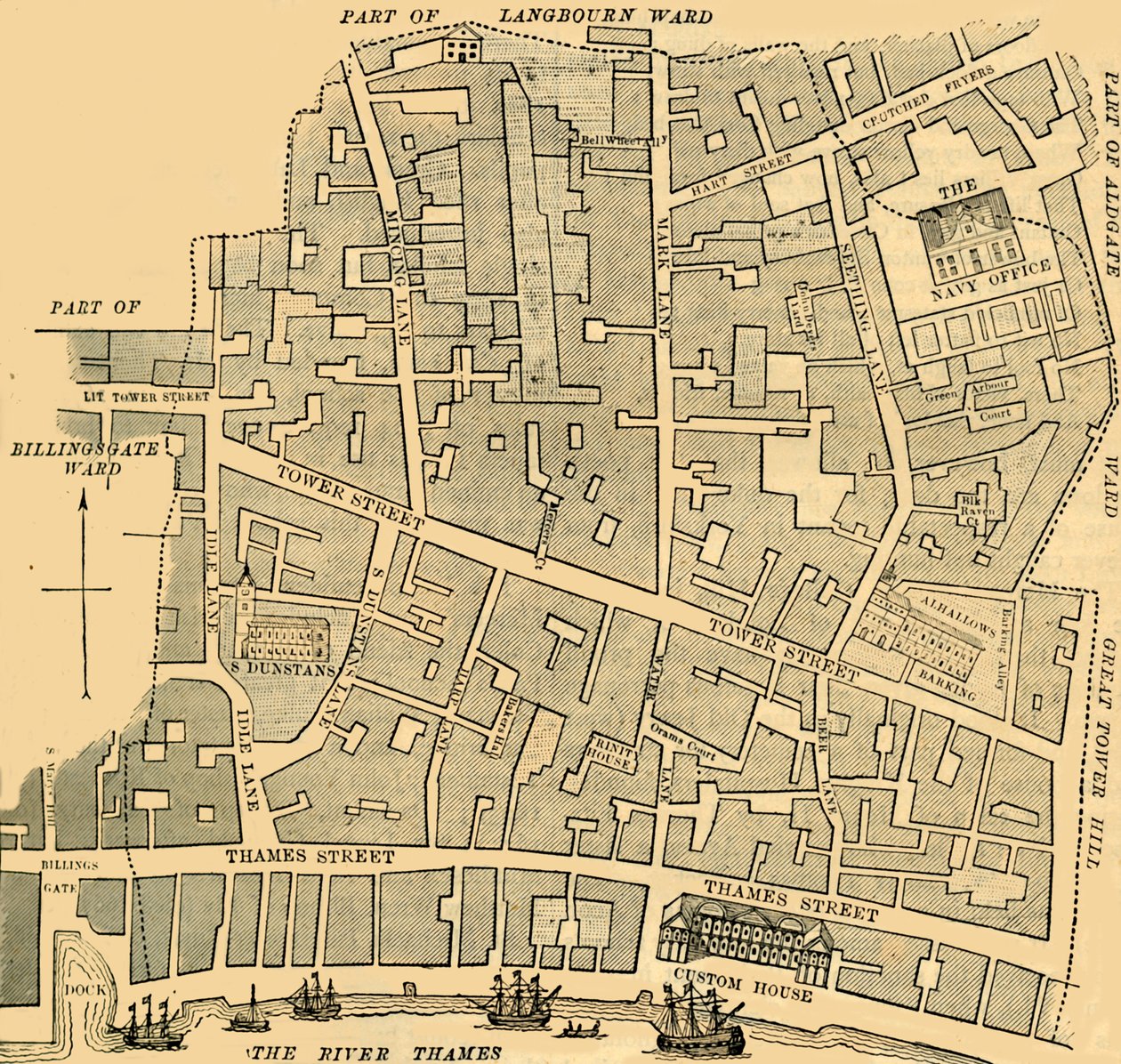 Tower Street Ward, 1872. alkotó: Unbekannt