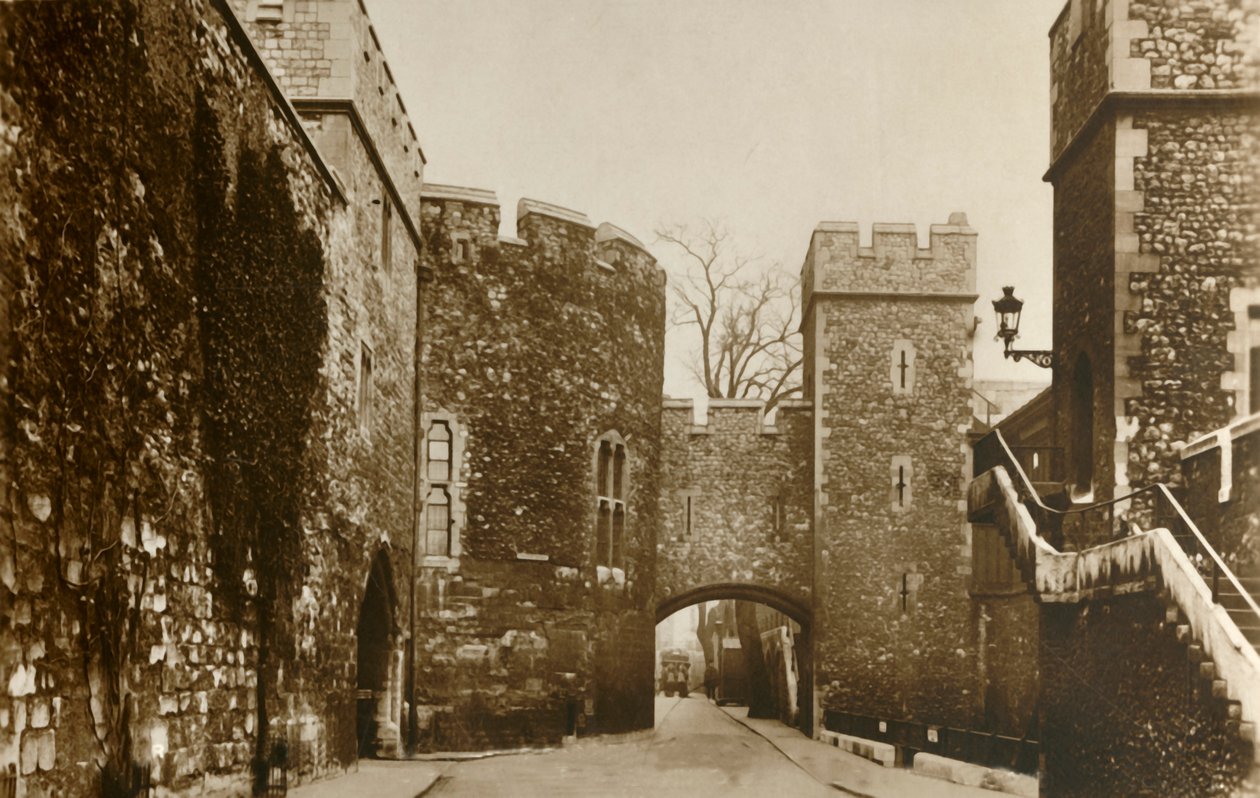 Tower of London...Bloody Tower...St. Thomass-torony és Wakefield-torony, 1910. alkotó: Unbekannt