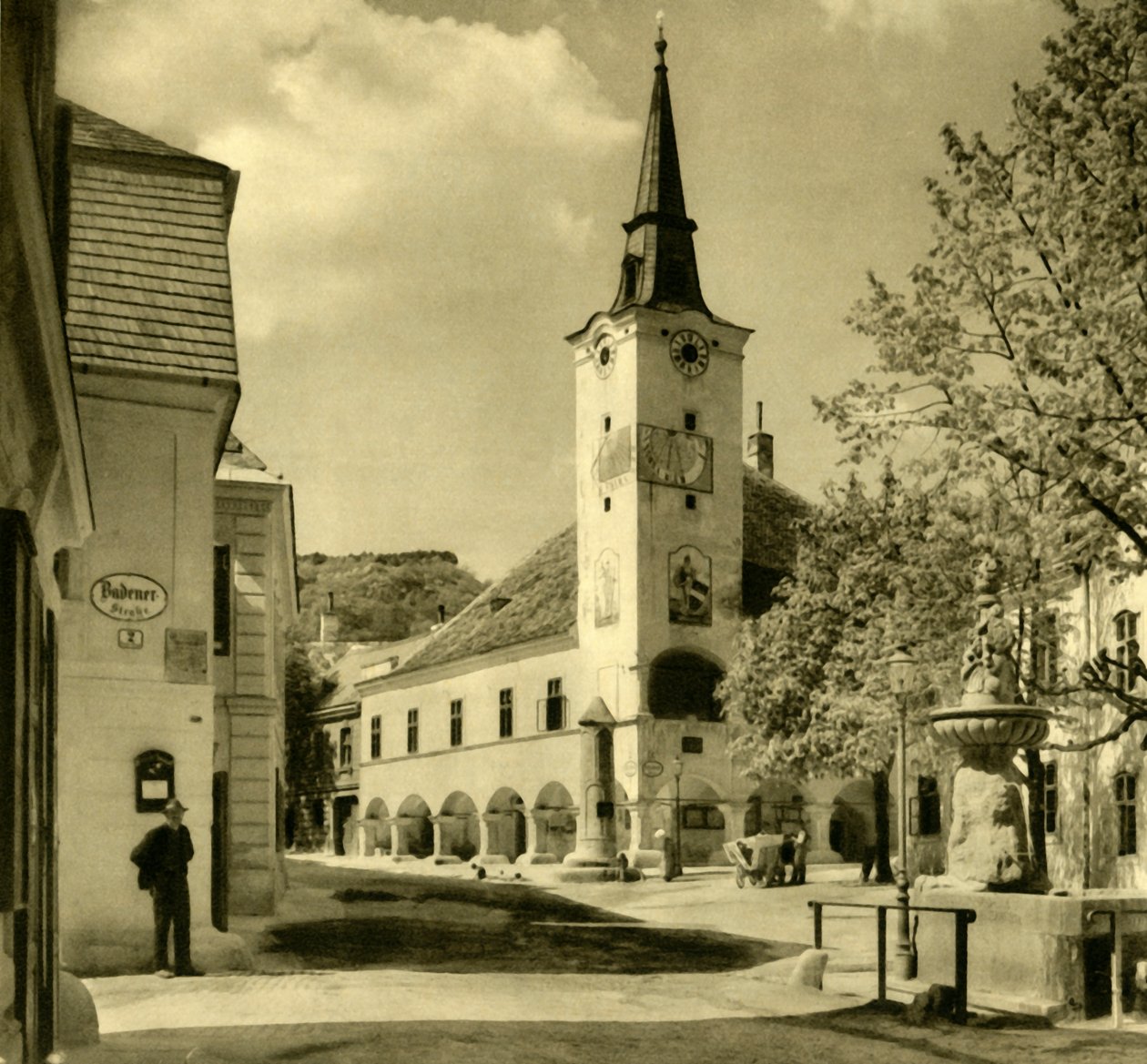 Városháza, Gumpoldskirchen, Mödling, Alsó-Ausztria, 1935. alkotó: Unbekannt