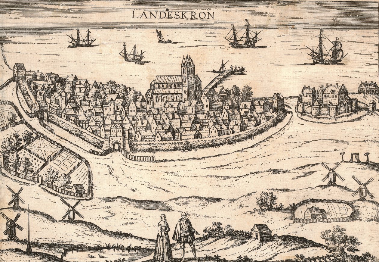 Landskrona városa, Svédország, 1580-as évek alkotó: Unbekannt