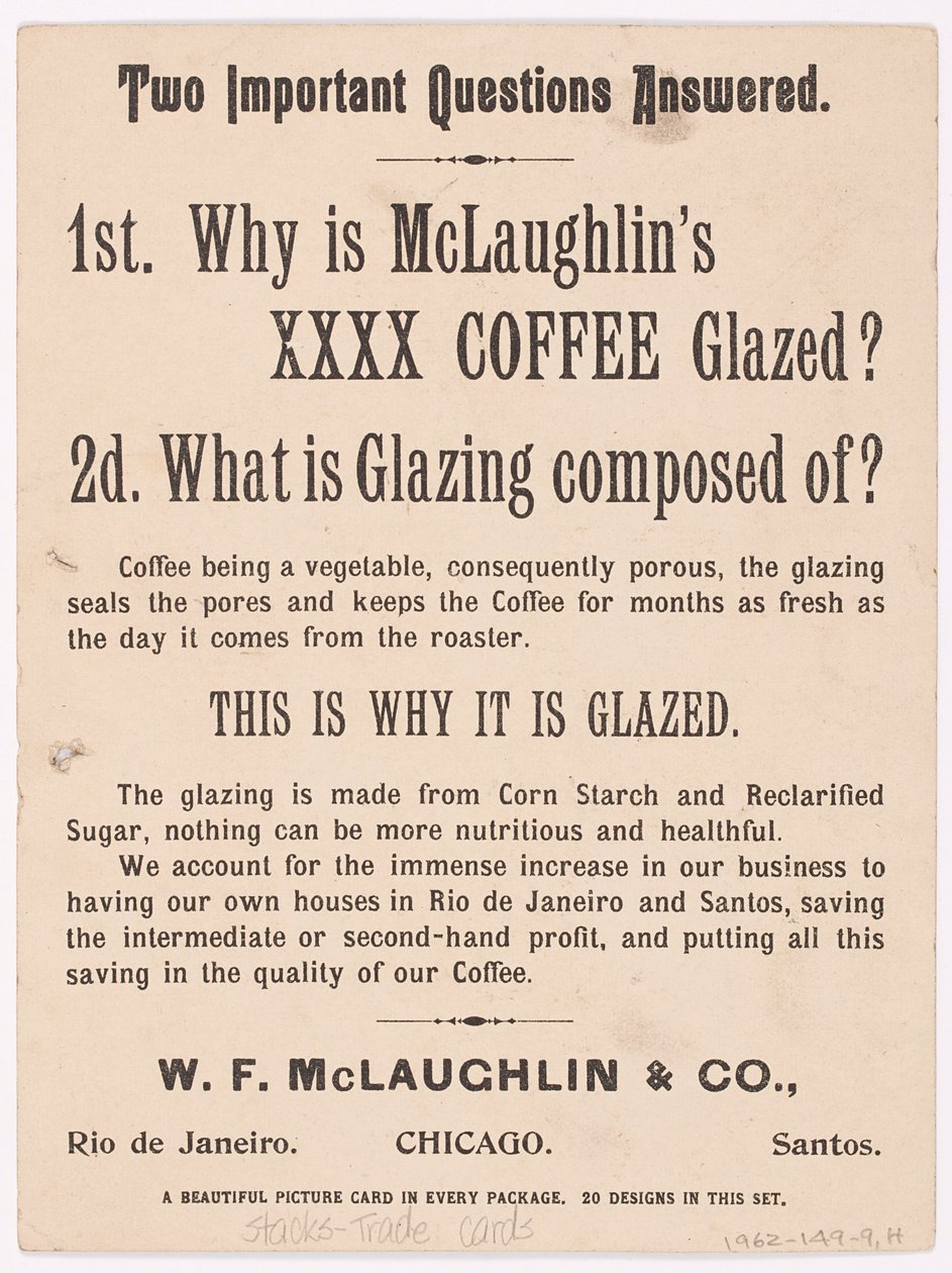  Kereskedelmi kártya, McLaughlin