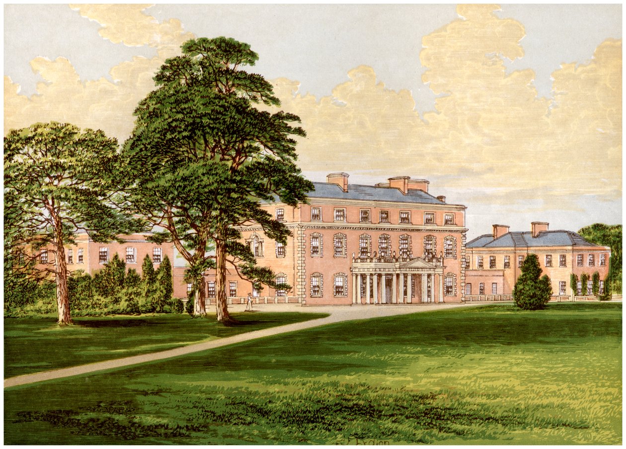 Trafalgar House, Wiltshire, Earl Nelson otthona, 1880 alkotó: Unbekannt