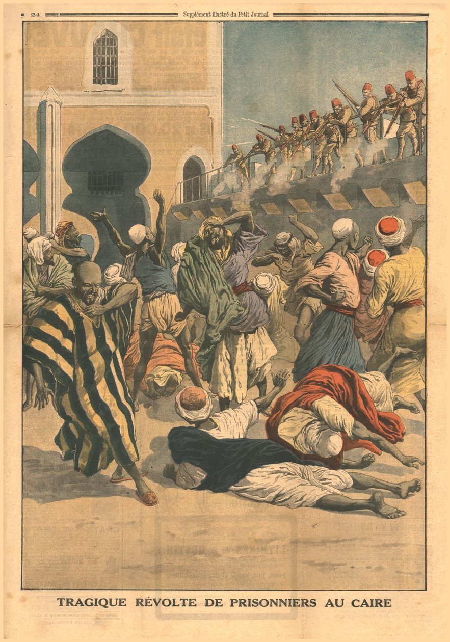 A rabok tragikus lázadása Kairóban, 1914. alkotó: Unbekannt