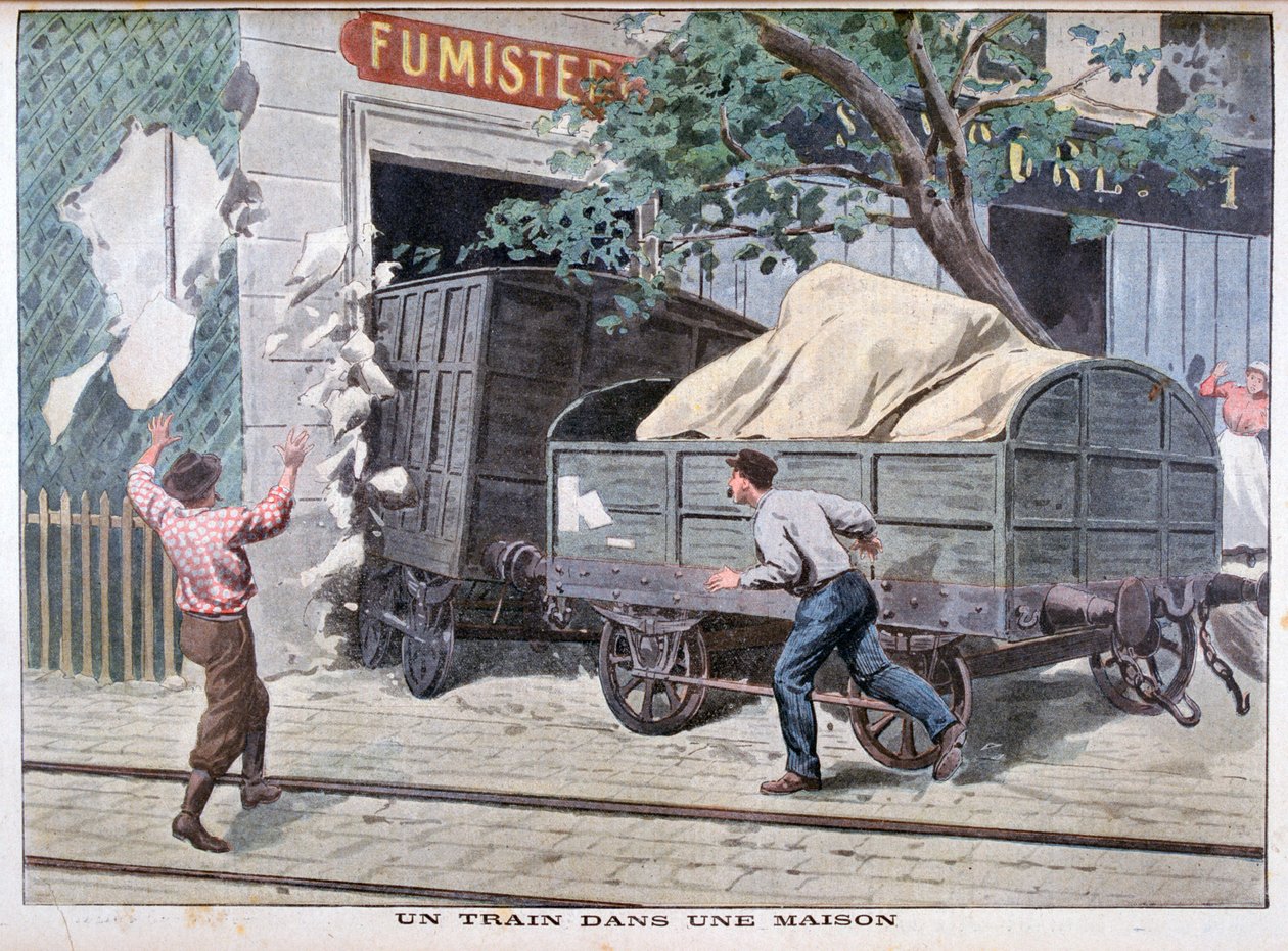 Vonatbaleset, 1900 alkotó: Unbekannt
