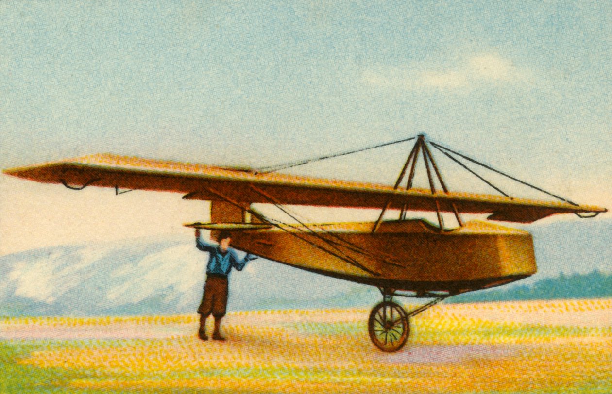 Vitorlázórepülő oktató a Grunau Vitorlázó Iskolában, Németországban, 1932. alkotó: Unbekannt