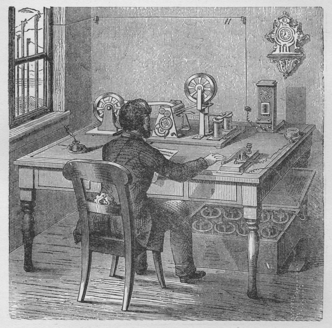 Üzenet továbbítása, 1894 alkotó: Unbekannt