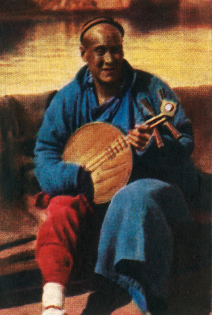 Utazó zenész, Kína, 1928. alkotó: Unbekannt