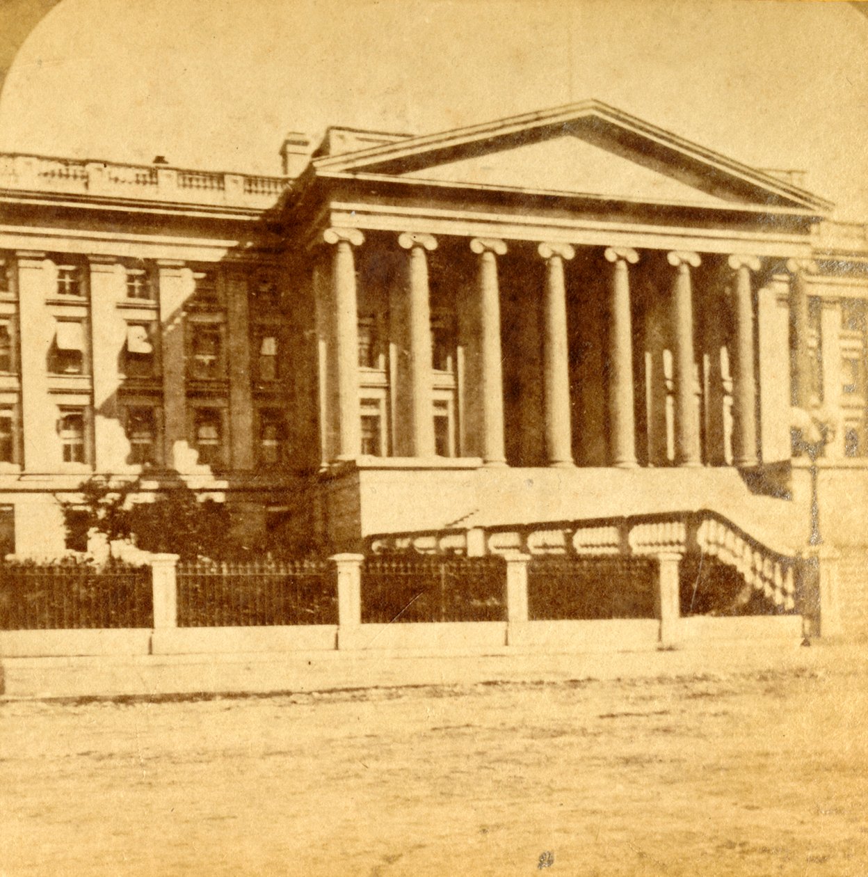 Pénzügyminisztérium, Washington, D.C., 1880-as évek. alkotó: Unbekannt