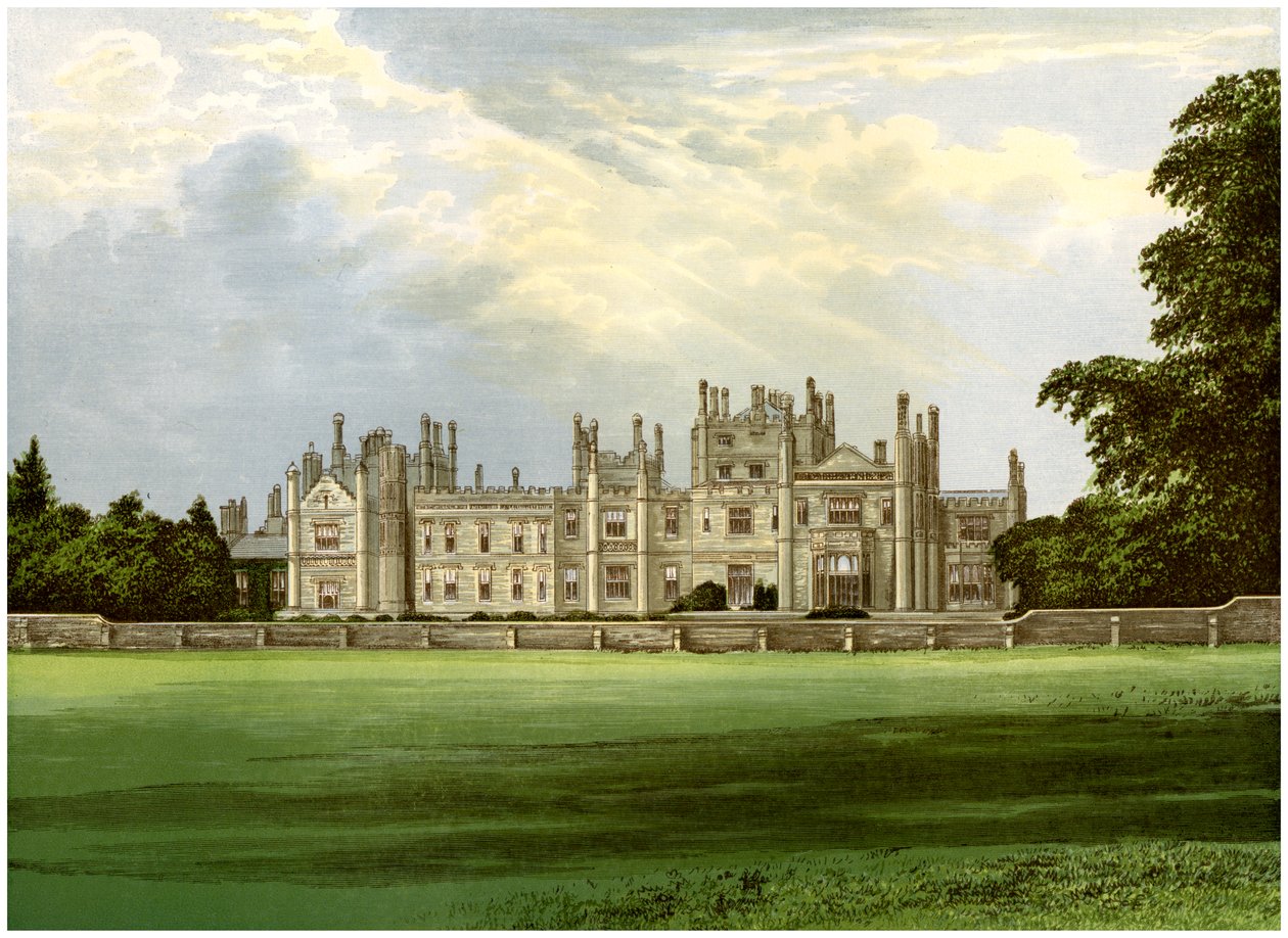 Tregothnan, Cornwall, Falmouth vikomt otthona, 1880 alkotó: Unbekannt