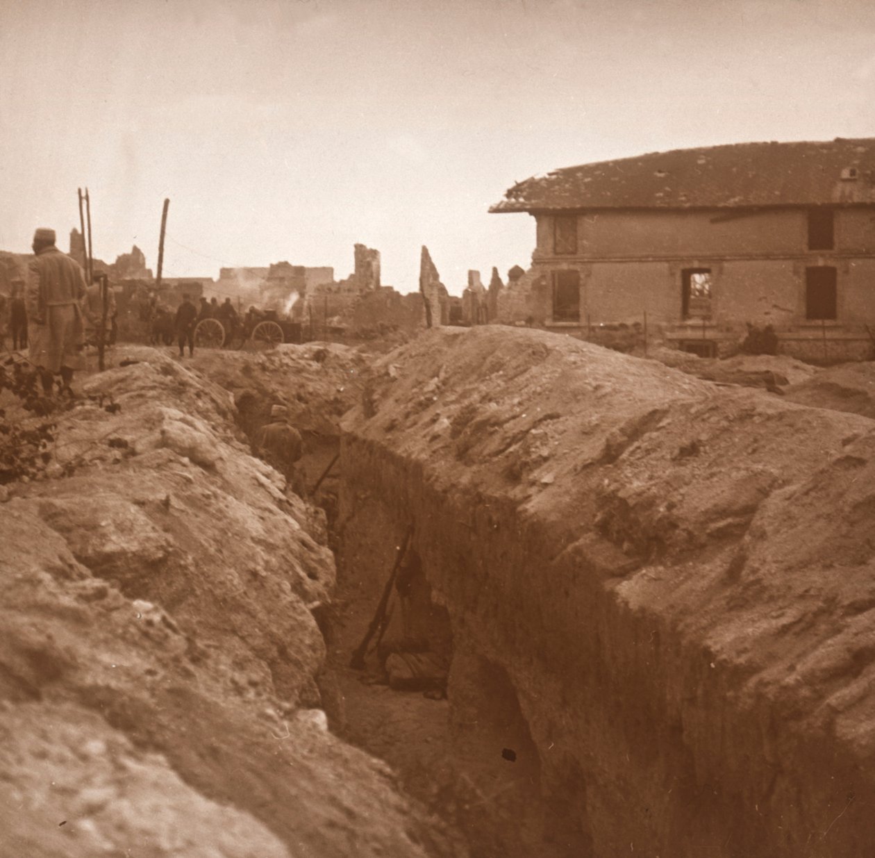 Árkok, c1914-c1918 alkotó: Unbekannt