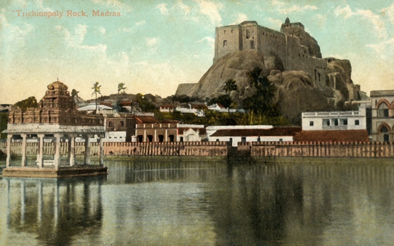 Trichinopoly Rock, Madras, 1917. alkotó: Unbekannt