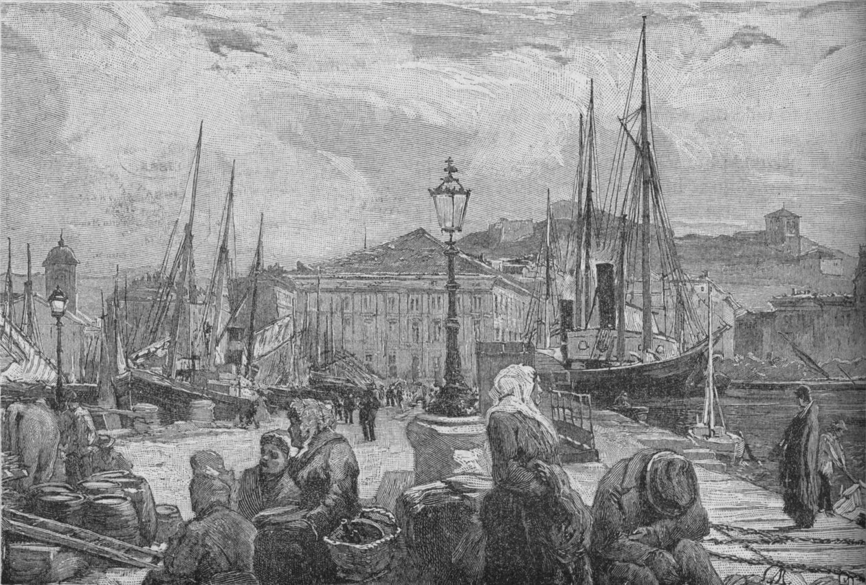 Trieszt kikötője, 1902 alkotó: Unbekannt