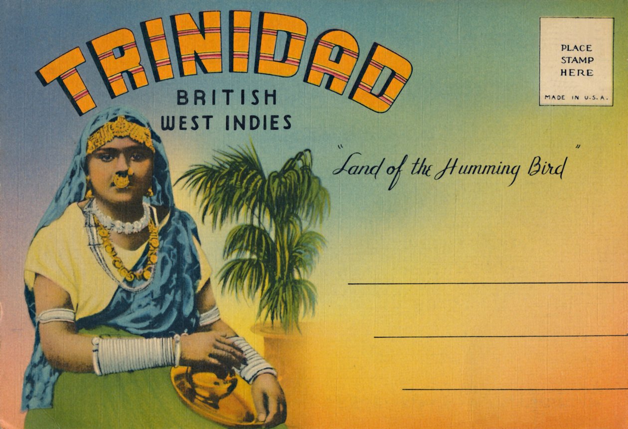 Trinidad – Brit Nyugat-India borító, 1940-es évek. alkotó: Unbekannt
