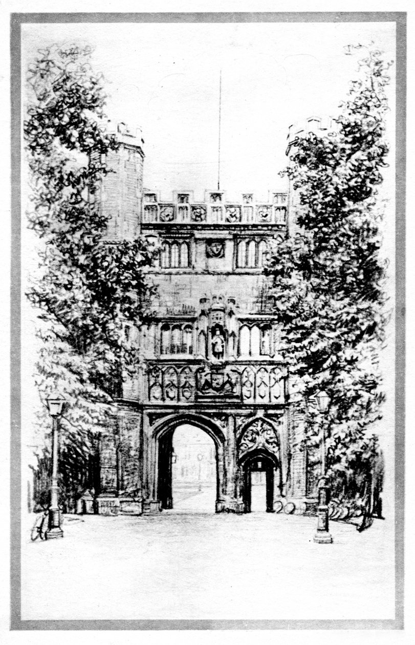 Trinity College, Cambridge, XX. század eleje alkotó: Unbekannt