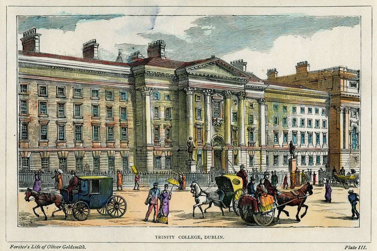 Trinity College, Dublin, Írország, 1880 alkotó: Unbekannt