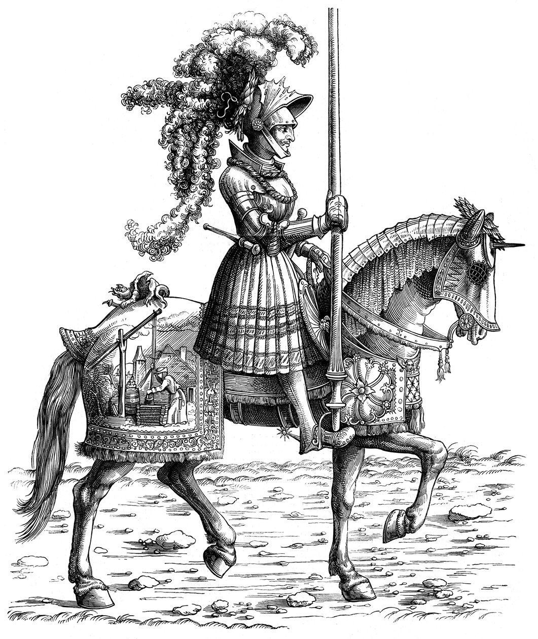 Maximilian diadalai, 1518-1844 alkotó: Unbekannt