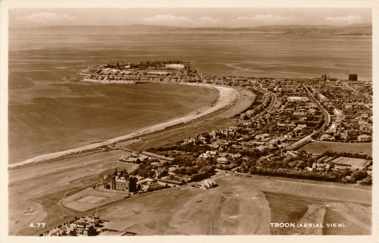Troon Aerial View, c1930 alkotó: Unbekannt