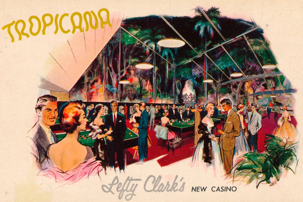Tropicana – Lefty Clarks új kaszinó, 1950-es évek alkotó: Unbekannt